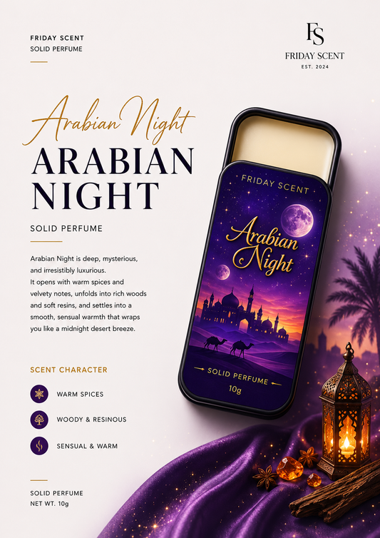 ARABIAN NIGHT Solid Perfume – Deep, Mysterious & Long-Lasting
