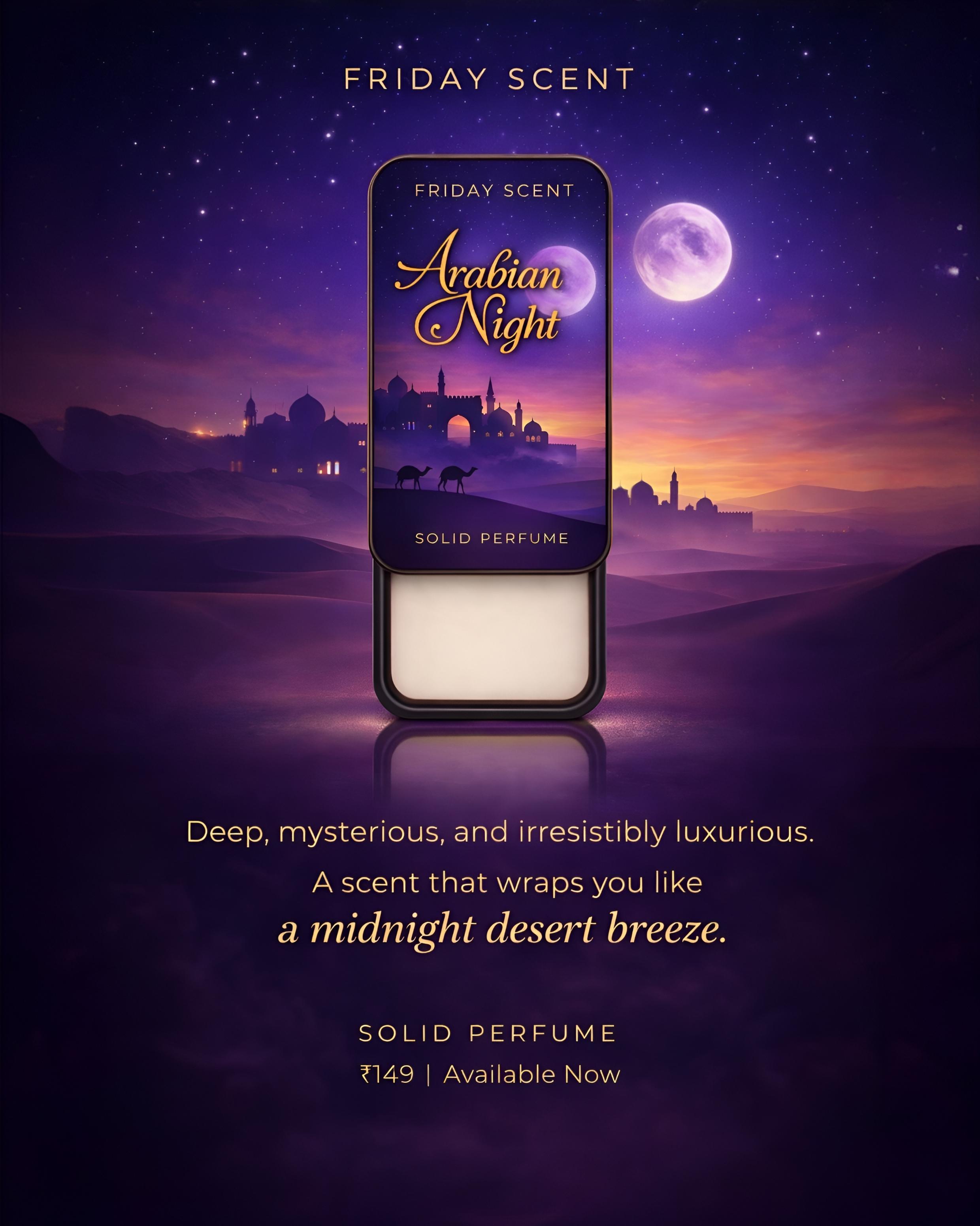 ARABIAN NIGHT Solid Perfume – Deep, Mysterious & Long-Lasting