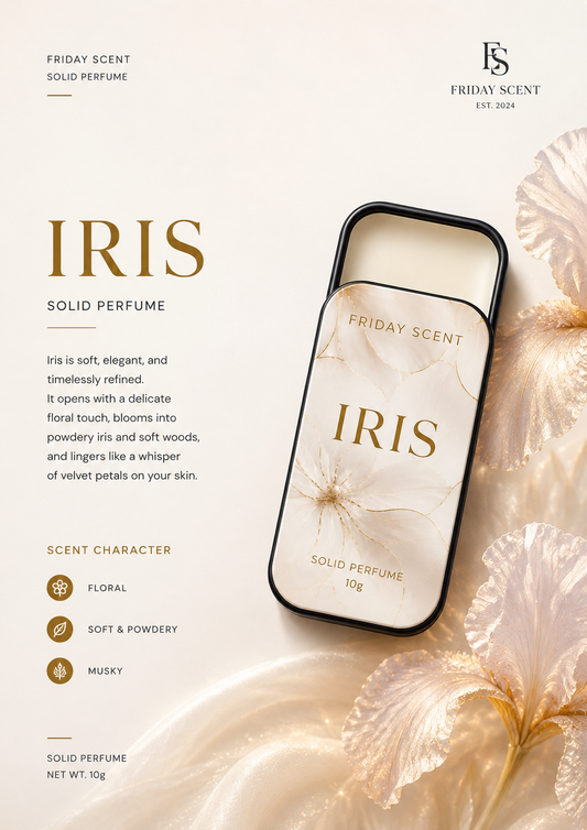 IRIS Solid Perfume – Fresh, Soft & Elegant